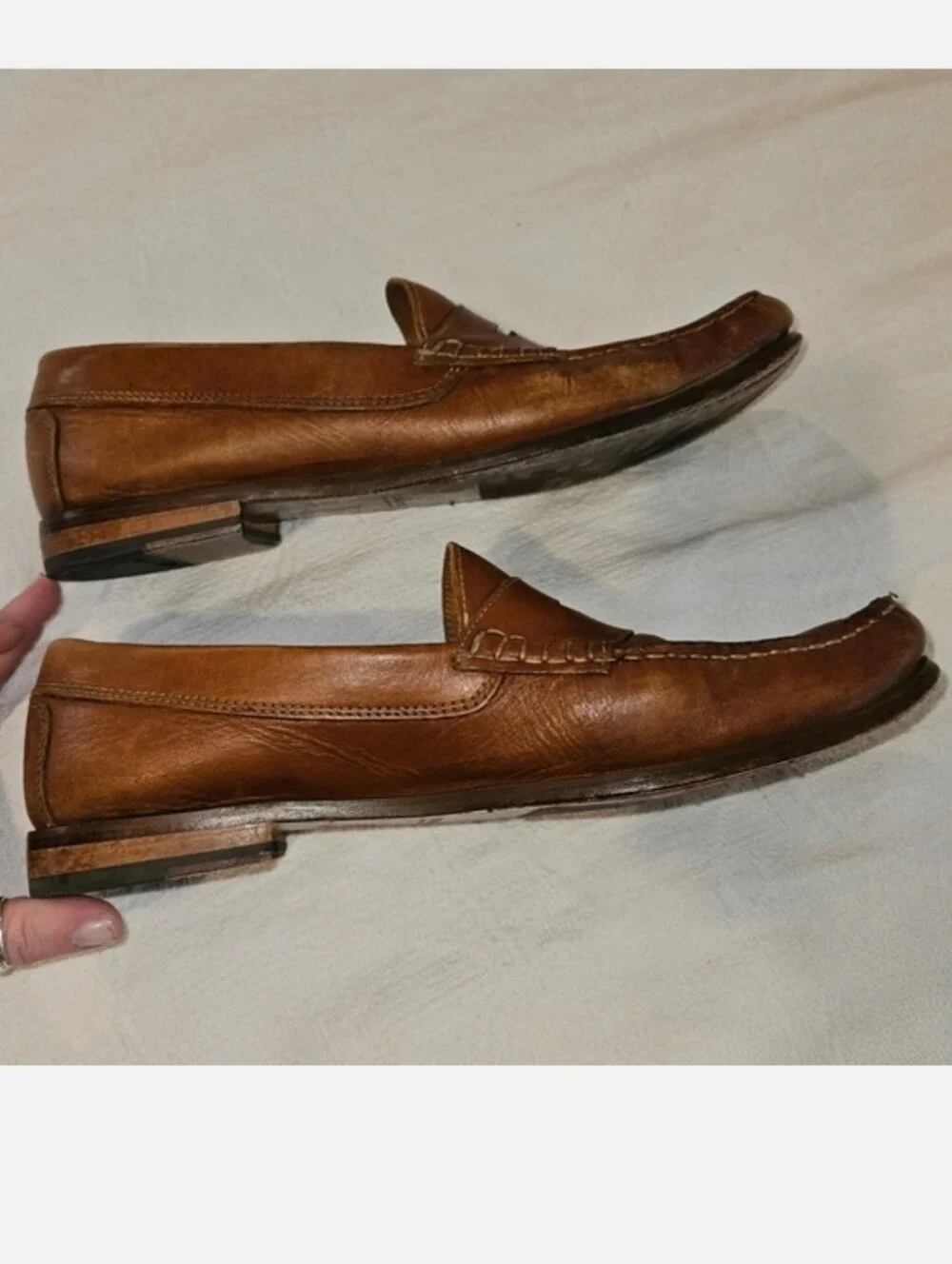 Donald J Pliner Shoes Men's Loafers Nicola Size 10 Italian Leather Office Dress